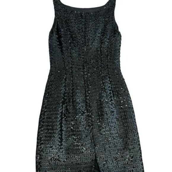 Vintage 1960s Black Sequin Cocktail Dress – Parade New York - Picture 6 of 10